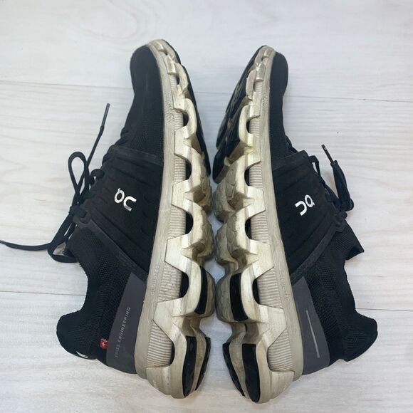 ON Running Men\'s 11  Cloudswift 3 Running Shoes Sneakers Black & White main image 5